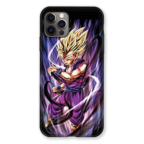 Cokitec Schutzhülle für iPhone 13 (6.1) Manga Dragon Ball Sangohan, Violett von Cokitec