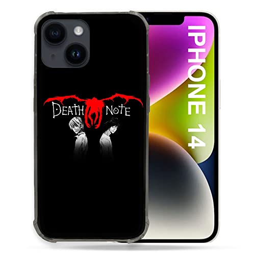 Cokitec Schutzhülle für iPhone 14 (6.1), Manga Death Note, Schwarz von Cokitec