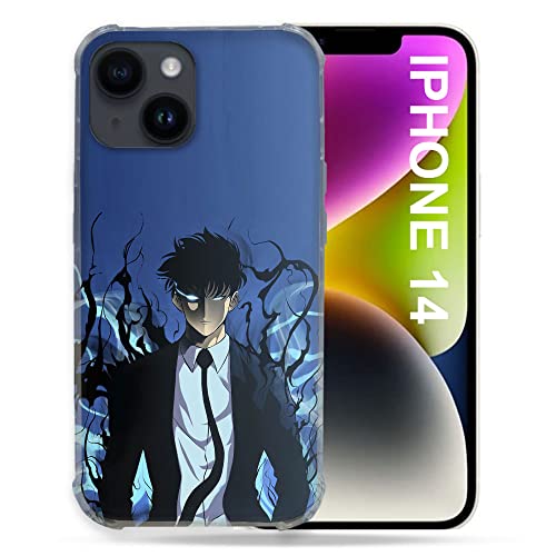 Cokitec Schutzhülle für iPhone 14 (6.1), Manga Solo Leveling Sung, Blau von Cokitec