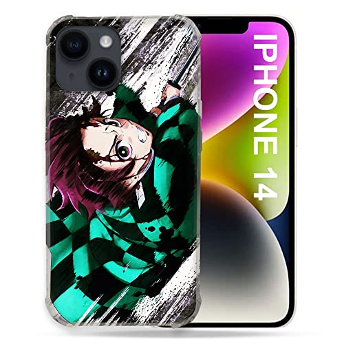 Cokitec Schutzhülle für iPhone 14 (6.1) Manga Demon Slayer Tanjiro von Cokitec
