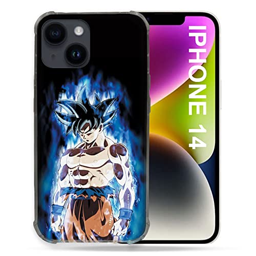 Cokitec Schutzhülle für iPhone 14 (6.1) Manga Dragon Ball Sangoku Schwarz von Cokitec
