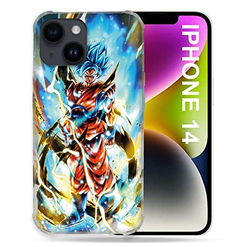 Cokitec Schutzhülle für iPhone 14 (6.1) Manga Dragon Ball Sangoku Weiß von Cokitec