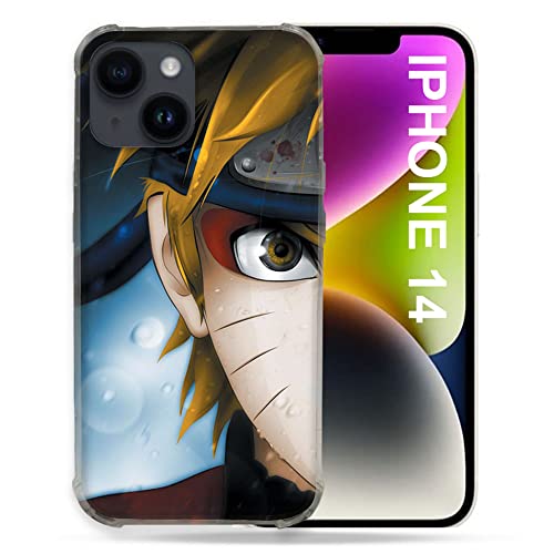 Cokitec Schutzhülle für iPhone 14 (6.1) Manga Naruto, Weiß von Cokitec