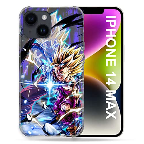 Cokitec Schutzhülle für iPhone 14 Plus (6,7 Zoll), Manga Dragon Ball Sangohan Duo von Cokitec
