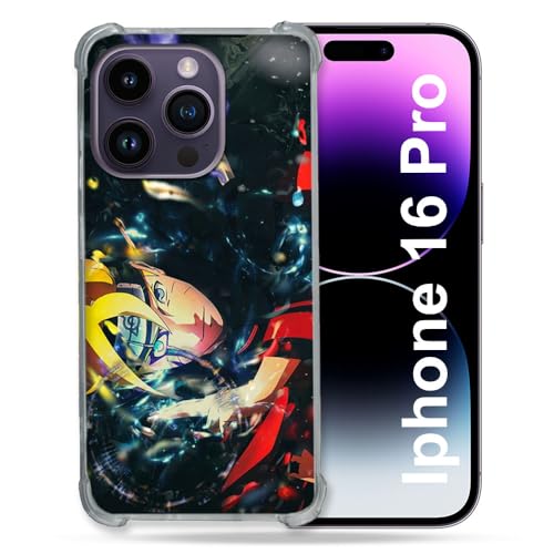 Cokitec Verstärkte Schutzhülle für Apple iPhone 16 Pro, Manga Boruto, Hellblau Cokitec Verstärkte Schutzhülle für Apple iPhone 16 Pro, Manga Boruto, Hellblau von Cokitec