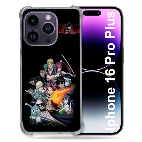 Cokitec Verstärkte Schutzhülle für Apple iPhone 16 Pro Plus, Manga Fairy Tail Logo Team Cokitec Verstärkte Schutzhülle für Apple iPhone 16 Pro Plus, Manga Fairy Tail Logo Team von Cokitec