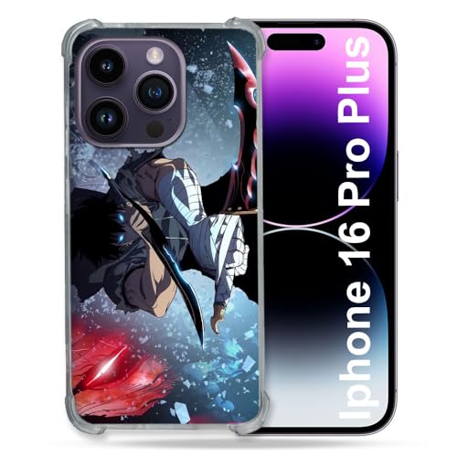 Cokitec Verstärkte Schutzhülle für Apple iPhone 16 Pro Plus Manga Solo Leveling Sung Schwert Cokitec Verstärkte Schutzhülle für Apple iPhone 16 Pro Plus Manga Solo Leveling Sung Schwert von Cokitec