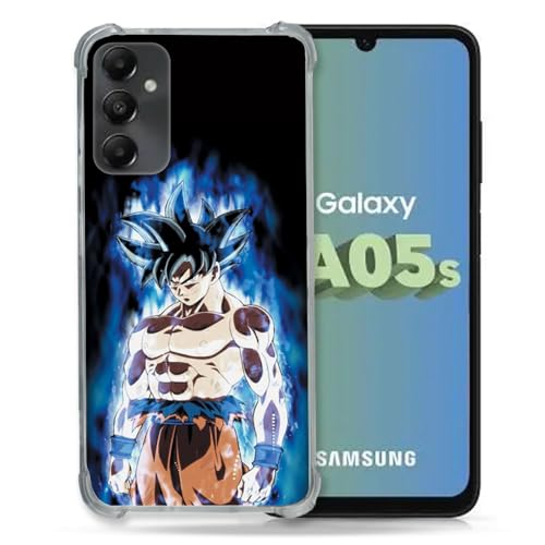 Cokitec Verstärkte Schutzhülle für Samsung Galaxy A05S, Manga Dragon Ball Sangoku, Schwarz von Cokitec