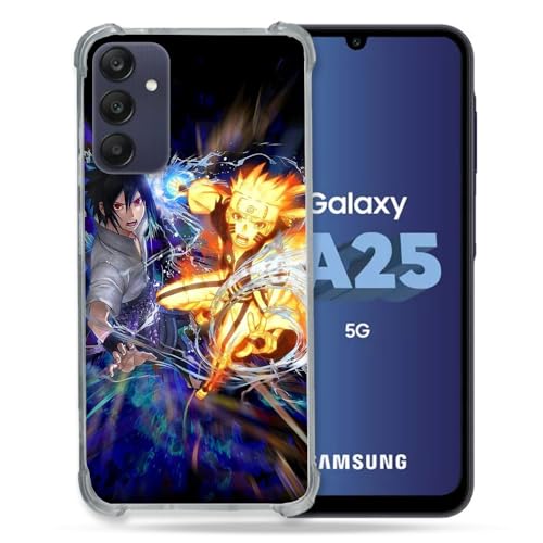 Cokitec Verstärkte Schutzhülle für Samsung Galaxy A25 5G Manga Naruto VS von Cokitec