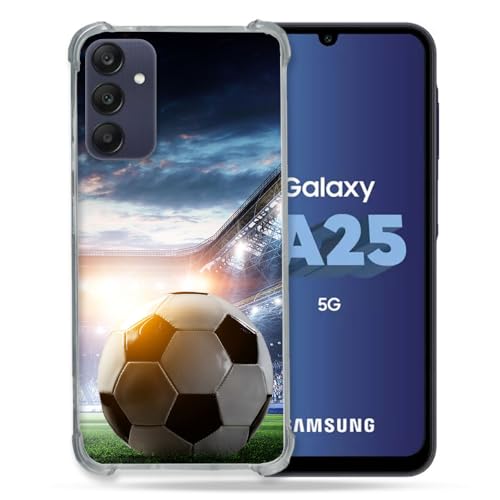 Cokitec Verstärkte Schutzhülle für Samsung Galaxy A25 5G Sport Fußball Stadion von Cokitec