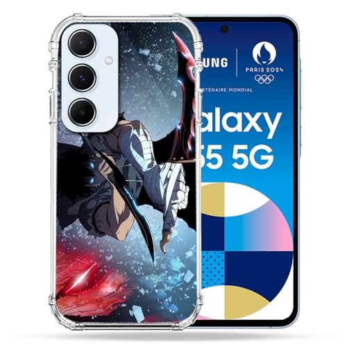 Cokitec Verstärkte Schutzhülle für Samsung Galaxy A55 5G Manga Solo Leveling Sung Schwert Cokitec Verstärkte Schutzhülle für Samsung Galaxy A55 5G Manga Solo Leveling Sung Schwert von Cokitec
