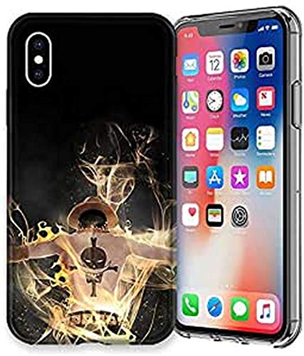 Cokitec iPhone X/XS Hülle Manga One Piece Ace schwarz von Cokitec