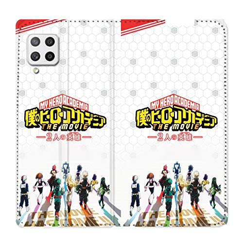 Schutzhülle für Samsung Galaxy A12, Leder, Motiv: Manga My Hero Academia, Weiß von Cokitec