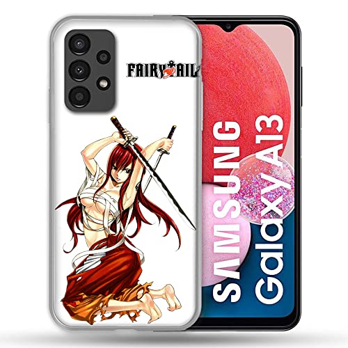 Schutzhülle für Samsung Galaxy A13 / A04S, Motiv: Manga Fairy Tail Erza von Cokitec