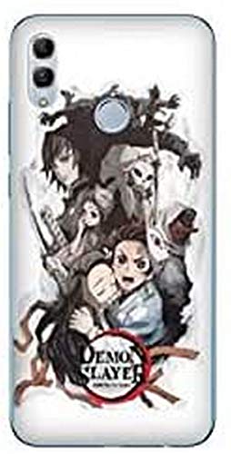 Schutzhülle für Samsung Galaxy A20e Manga Demon Slayer Weiß von Cokitec