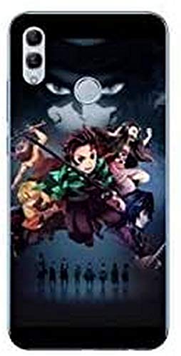 Schutzhülle für Samsung Galaxy A40, Manga Demon Slayer, Schwarz von Cokitec