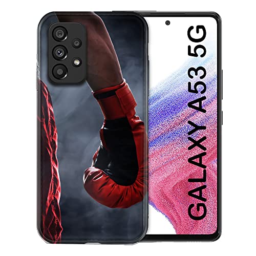Schutzhülle für Samsung Galaxy A53 5G Sport Boxe Handschuh, Rot von Cokitec
