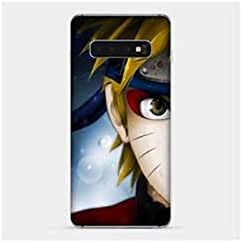 Schutzhülle für Samsung Galaxy S10, Manga Naruto, Weiß von Cokitec