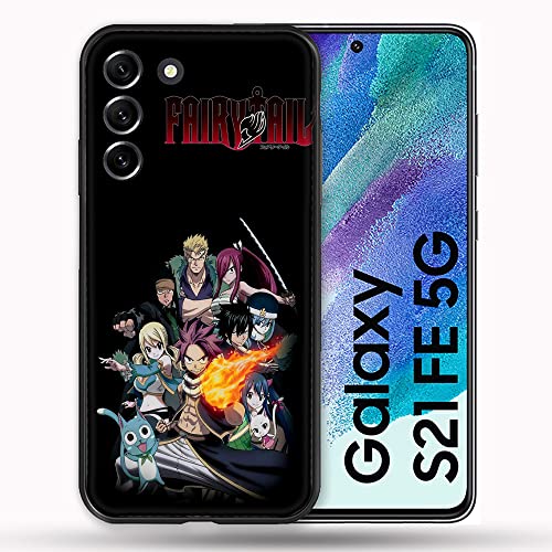 Cokitec Schutzhülle für Samsung Galaxy S21 FE / S21FE Manga Fairy Tail Logo Team von Cokitec