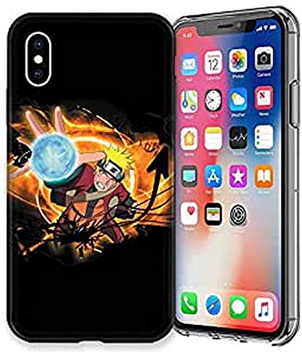 Schutzhülle für iPhone X/XS Manga Naruto Schwarz von Cokitec