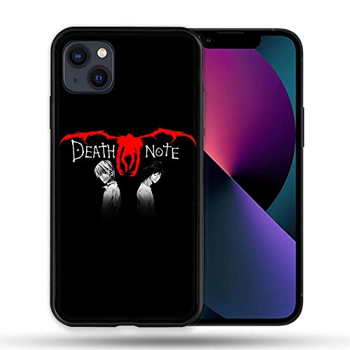 Schutzhülle kompatibel mit Magsafe für Apple iPhone 13 (6,1) Manga Death Note, Schwarz von Cokitec
