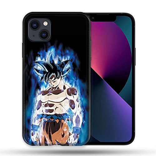 Schutzhülle kompatibel mit Magsafe für Apple iPhone 13 (6,1) Manga Dragon Ball Sangoku Schwarz von Cokitec