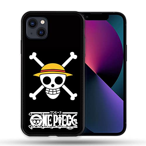 Schutzhülle kompatibel mit Magsafe für Apple iPhone 13 (6,1) Manga One Piece Totenkopf von Cokitec