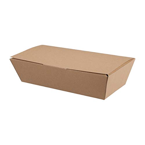 Colpac Lebensmittelboxen, kompostierbar, Kraftpapier, 250 mm, 150 Stück von ColPac