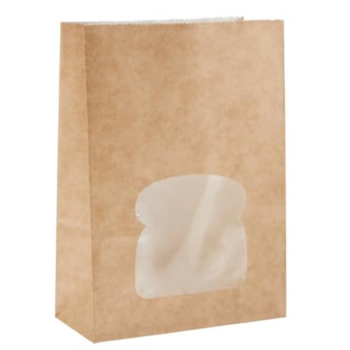 Colpac Recyclingpapier Sandwichtüten mit Sichtfenster, 250 Stück Colpac Recyclingpapier Sandwichtüten mit Sichtfenster, 250 Stück von ColPac