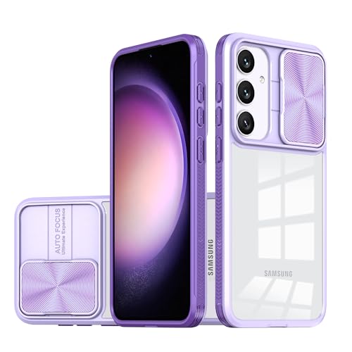 Colala Hülle Kompatibel mit Samsung Galaxy S24/S25 Plus,Kamera Schutz Handyhülle Anti-Rutsch Stoßfest Kratzfest Schutzhülle Weich TPU Silikon und Hard PC Hybrid Transparent Case,Violett Colala Hülle Kompatibel mit Samsung Galaxy S24/S25 Plus,Kamera Schutz Handyhülle Anti-Rutsch Stoßfest Kratzfest Schutzhülle Weich TPU Silikon und Hard PC Hybrid Transparent Case,Violett von Colala