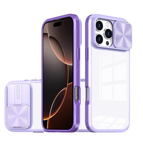 Colala Hülle Kompatibel mit iPhone 16 Pro,Kamera Schutz Handyhülle Anti-Rutsch Stoßfest Kratzfest Schutzhülle Weich TPU Silikon und Hard PC Hybrid Transparent Case,Violett Colala Hülle Kompatibel mit iPhone 16 Pro,Kamera Schutz Handyhülle Anti-Rutsch Stoßfest Kratzfest Schutzhülle Weich TPU Silikon und Hard PC Hybrid Transparent Case,Violett von Colala