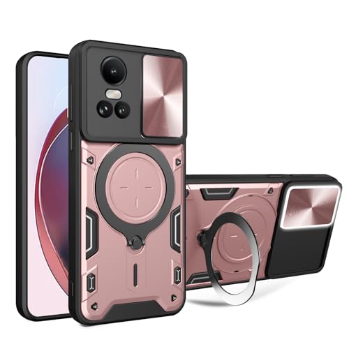 Colala Hülle für Oppo Reno 10/Reno 10 Pro Kameraschutz Handyhülle Magnetische Autohalterung 360° Halter Ständer Silikon Kameraschutz Schutzhülle 360 Metall Ring Halter Stoßfest Bumper Case,Rosa Colala Hülle für Oppo Reno 10/Reno 10 Pro Kameraschutz Handyhülle Magnetische Autohalterung 360° Halter Ständer Silikon Kameraschutz Schutzhülle 360 Metall Ring Halter Stoßfest Bumper Case,Rosa von Colala