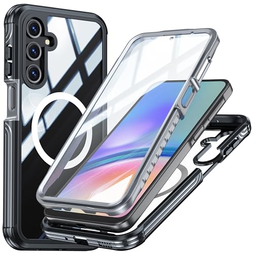 Colala Hülle für Samsung Galaxy A16 5G Magnetisch Handyhülle Eingebautem Panzerglas Displayschutz und Kameraschutz 360 Grad Schutzhülle Ganzkörper Stoßfest,Schwarz Colala Hülle für Samsung Galaxy A16 5G Magnetisch Handyhülle Eingebautem Panzerglas Displayschutz und Kameraschutz 360 Grad Schutzhülle Ganzkörper Stoßfest,Schwarz von Colala