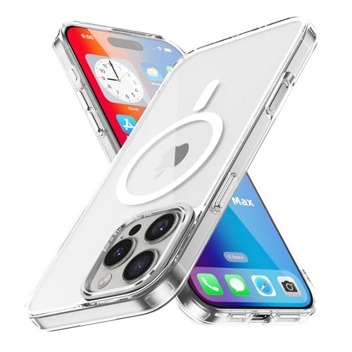 Colala Klare Magnetische Hülle für iPhone 16 Pro Max Schutzhülle kompatibel mit Kabelloses Laden Militärnorm Schutz Kratzfest Stoßfest Schlanke Transparente Handyhülle,Transparent Colala Klare Magnetische Hülle für iPhone 16 Pro Max Schutzhülle kompatibel mit Kabelloses Laden Militärnorm Schutz Kratzfest Stoßfest Schlanke Transparente Handyhülle,Transparent von Colala