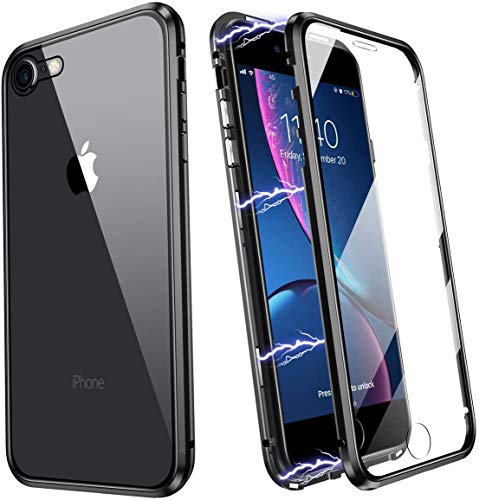 Colala Kompatibel Hülle iPhone SE 2020 Magnetische Handyhülle Stark Magnetische Adsorption Technologie Metallrahmen 360 Grad Vorne hinten Gehärtetes Glas Schutzhülle,für iPhone SE 2020 Case - schwarz Colala Kompatibel Hülle iPhone SE 2020 Magnetische Handyhülle Stark Magnetische Adsorption Technologie Metallrahmen 360 Grad Vorne hinten Gehärtetes Glas Schutzhülle,für iPhone SE 2020 Case - schwarz von Colala