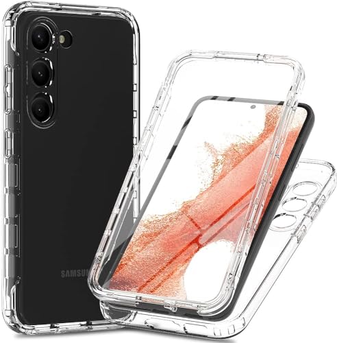 Colala Transparent Hülle für Samsung Galaxy A35 mit Bildschirmschutz, 360 Grad Schutzhülle Full Body Schutz Stoßfest Kratzfest Staubschutz Panzerhülle Handyhülle,Transparent Colala Transparent Hülle für Samsung Galaxy A35 mit Bildschirmschutz, 360 Grad Schutzhülle Full Body Schutz Stoßfest Kratzfest Staubschutz Panzerhülle Handyhülle,Transparent von Colala