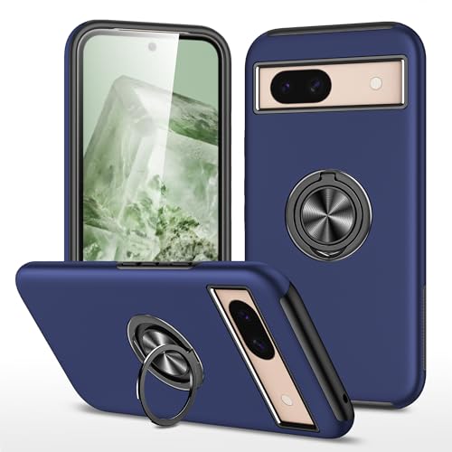 Hülle für Google Pixel 8a Militärschutz Hybrid Schutzhülle mit 360° Halter Ständer Stoßfest Handyhülle Schwerlast Mehrschichtig Anti-Kratzt Ganzkörper Cover Case,Blau Hülle für Google Pixel 8a Militärschutz Hybrid Schutzhülle mit 360° Halter Ständer Stoßfest Handyhülle Schwerlast Mehrschichtig Anti-Kratzt Ganzkörper Cover Case,Blau von Colala