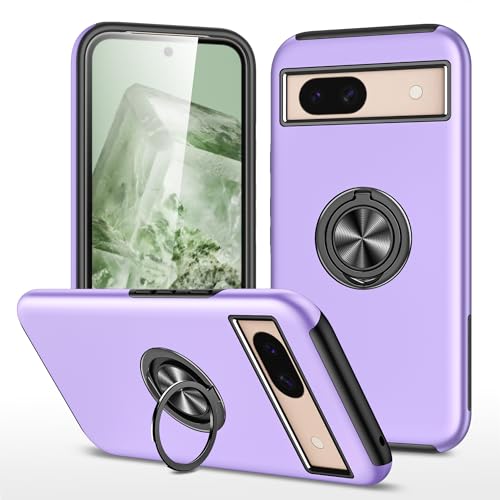 Hülle für Google Pixel 8a Militärschutz Hybrid Schutzhülle mit 360° Halter Ständer Stoßfest Handyhülle Schwerlast Mehrschichtig Anti-Kratzt Ganzkörper Cover Case,Violett Hülle für Google Pixel 8a Militärschutz Hybrid Schutzhülle mit 360° Halter Ständer Stoßfest Handyhülle Schwerlast Mehrschichtig Anti-Kratzt Ganzkörper Cover Case,Violett von Colala