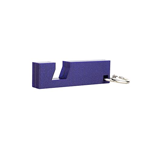 Colalu Tabletständer für Unterwegs, geeignet für alle Tablets bis 11 Zoll, extrem leicht und kompakt, perfekt für Reisen, mit Schnellverschluss Schlüsselring (Galaxy Purple) von Colalu