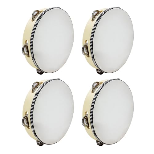 Colcolo 4x 8 Zoll Mini Tambourine Spielzeug Percussion Kinder Kinder Tanzdauer Rhythmus Party Beat Instrument Hand Hold Drum Colcolo 4x 8 Zoll Mini Tambourine Spielzeug Percussion Kinder Kinder Tanzdauer Rhythmus Party Beat Instrument Hand Hold Drum von Colcolo