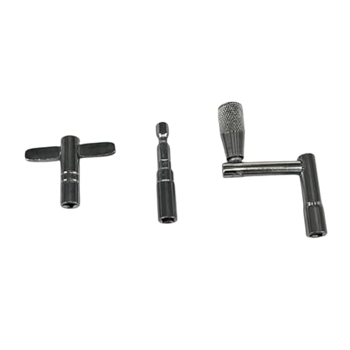 Colcolo Drum Tuning Keys Drum Accessoires, T -Form, Z -Form und Bit, robuste leichte Metallprofi -Drum -Tunerschlüssel von Colcolo