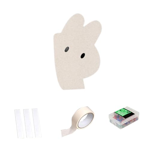 Colcolo Filz Bulletin Board Memo Board Dicke praktische Kleidung resistente Filzstiftbrettfotos Message Board für Schlafzimmer Café Home Home, Kaninchen von Colcolo