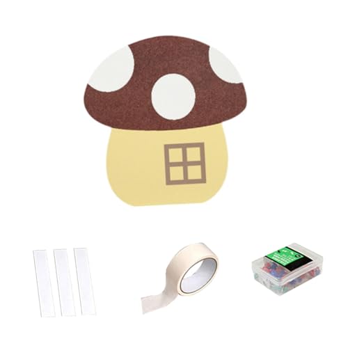 Colcolo Filz Bulletin Board Memo Board Dicke praktische Kleidung resistente Filzstiftbrettfotos Message Board für Schlafzimmer Café Home Home, Pilz von Colcolo