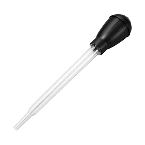 Colcolo Große Pipette mit Skala, Flüssigkeitstransfer, Lang mit Gummi -Glühbirne, Tropfenpipette, Augentropper für Handwerksküche DIY -Pflanze von Colcolo