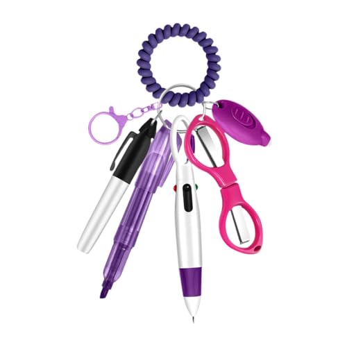 Colcolo Krankenschwester Pen Kit Highlighter Mehrzweck Leichtes tragbares Kompaktzubehör Permanent Marker Einziehbarer Multicolor -Stift, Lila Colcolo Krankenschwester Pen Kit Highlighter Mehrzweck Leichtes tragbares Kompaktzubehör Permanent Marker Einziehbarer Multicolor -Stift, Lila von Colcolo