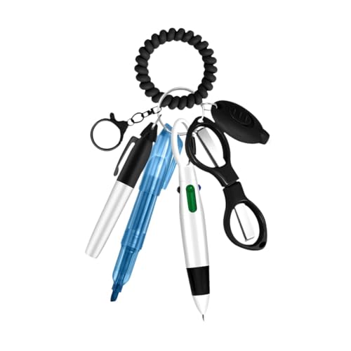 Colcolo Krankenschwester Pen Kit Highlighter Mehrzweck Leichtes tragbares Kompaktzubehör Permanent Marker Einziehbarer Multicolor -Stift, Schwarz Colcolo Krankenschwester Pen Kit Highlighter Mehrzweck Leichtes tragbares Kompaktzubehör Permanent Marker Einziehbarer Multicolor -Stift, Schwarz von Colcolo
