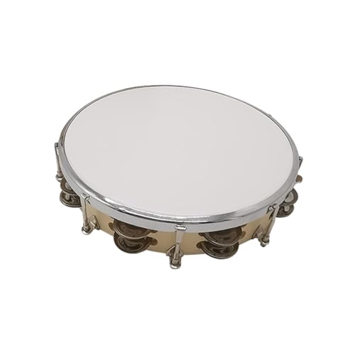 Colcolo Tambourine Toy Accessoires Geschenk, professionelle, Kindermusikinstrumente Hand gehaltene Drum Bell für Hochzeitsfeierspiele, 20 Cmx5.5 Cm Colcolo Tambourine Toy Accessoires Geschenk, professionelle, Kindermusikinstrumente Hand gehaltene Drum Bell für Hochzeitsfeierspiele, 20 Cmx5.5 Cm von Colcolo