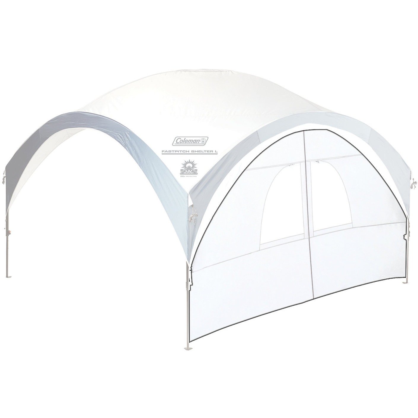 Seitenwand mit Eingang, für FastPitch Shelter L, Seitenteil von Coleman