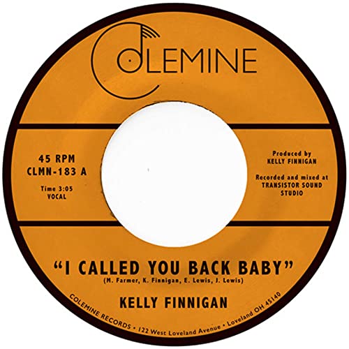 I Called You Back Baby von Colemine Records