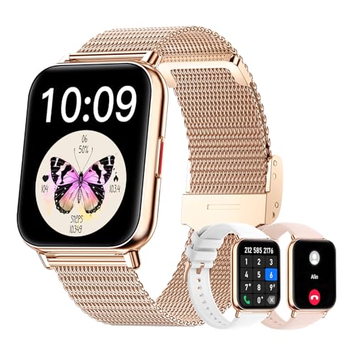 Colesma Smart Watch for Women 1,85" Smartwatch Damen-Sportuhr, Bluetooth-Anruf- und Sprachassistent für Android iPhone, IP67 Wasserdicht/SpO2/Schlafmonitor, über 100 Sportmodi, Roségold Colesma Smart Watch for Women 1,85" Smartwatch Damen-Sportuhr, Bluetooth-Anruf- und Sprachassistent für Android iPhone, IP67 Wasserdicht/SpO2/Schlafmonitor, über 100 Sportmodi, Roségold von Colesma